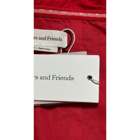 Lovers + Friends Abigail Mini Dress in Red Small New Womens Strapless - Picture 8 of 10